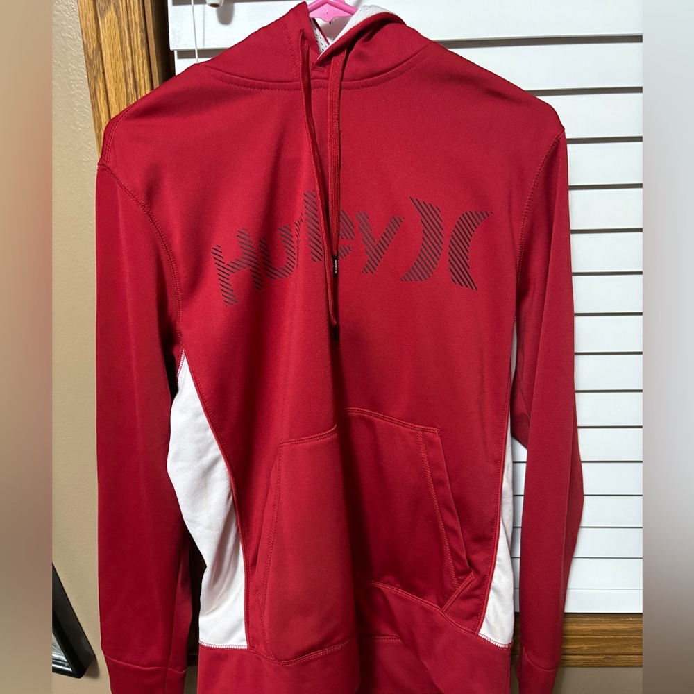 Red/White Hurley Hoodie (S)